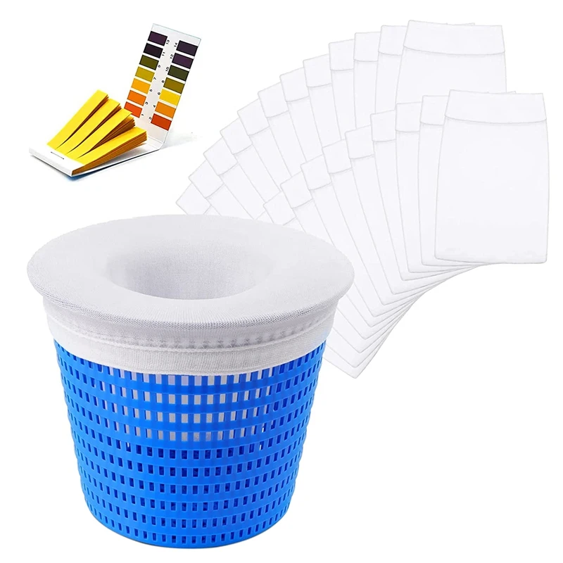 

New-Pool Skimmer Socks, Pack Of 24, Skimmer Filter Net, Reusable For Skimmer Basket, Skimmer Net, Swimming Pool Skimmer
