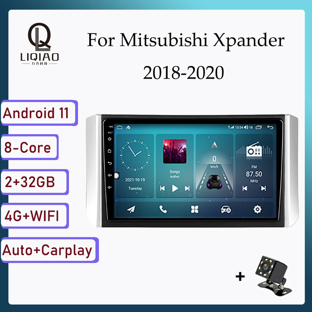 

2Din Carplay Auto Car Radio For Mitsubishi Xpander 2018-2020 Android Car Multimedia Player Head Unit GPS Navi Bluetooth 4G TMPS