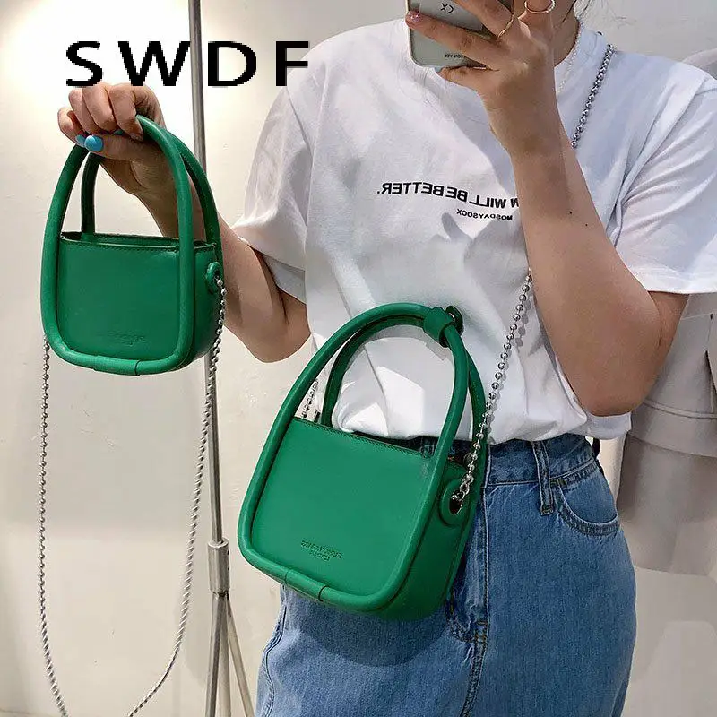

New Luxury Brand Woman Shoulder Bags High Quality Leather Handbag and Purses Luxury Designer Chain Crossbody Bag Mini Square Bag