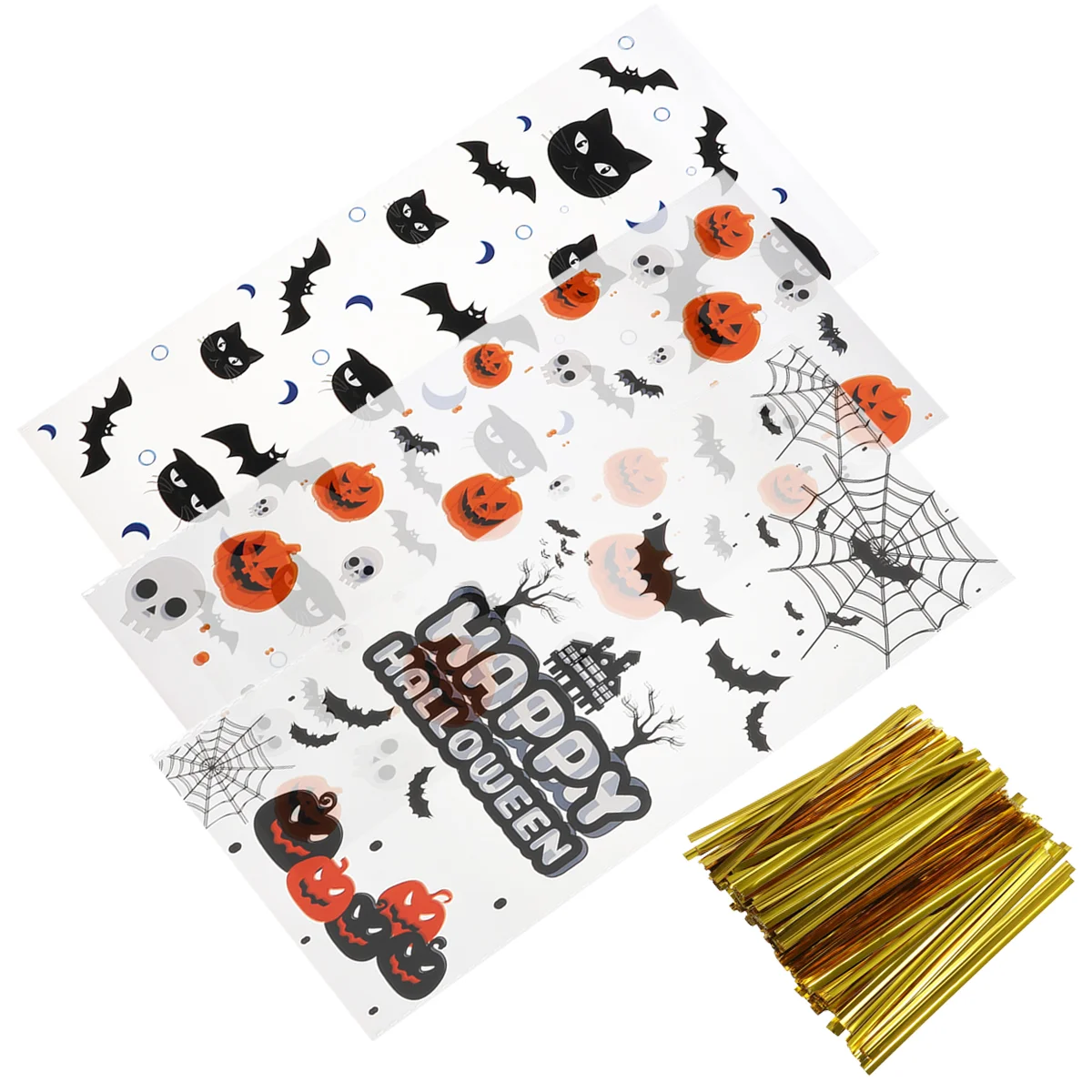 

1 Set Transparent Holiday Candy Holder Packing Bag for Cokkies