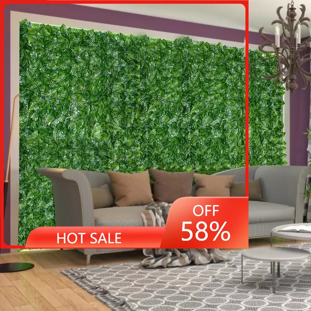

Leaf Garden Fence Screening Roll UV Fade Protected Privacy Artificial Fence Wall Landscaping Ivy Garden Fence Panel