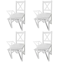 kitchen white dining chairs set of 4 for dining room home decor pinewood