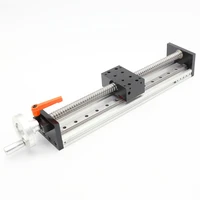 customized manual sliding table module ball screw miniature precision linear guide rail cross translation workbench linear