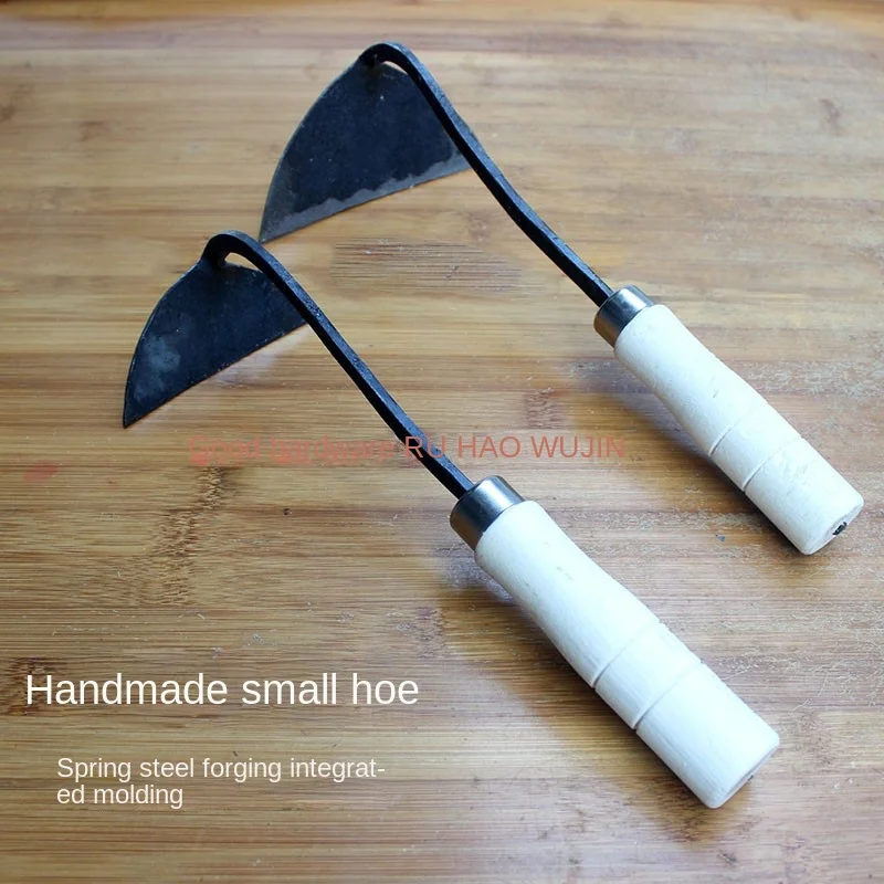 

Flat Head mall Hoe Special for Vegetable Planting Small Hand Hoe Weeding Artifact Ground Loosening Outdoor Agricultural Hoe