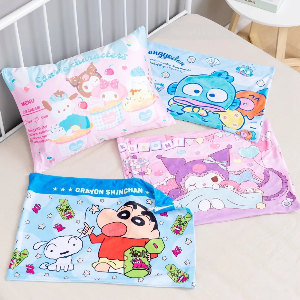 

Sanrio Pillow Case Kuromi My Melody Cinnamoroll Cartoon Cute Bilateral Thickening Pillow Case Bedroom Decoration