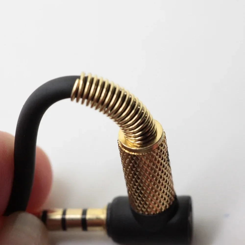 Пружинный сменный OFC-удлинитель Aux 3 5 мм для наушников Bluedio T7 + T5 T5S T6 T6S V2 TM TMS