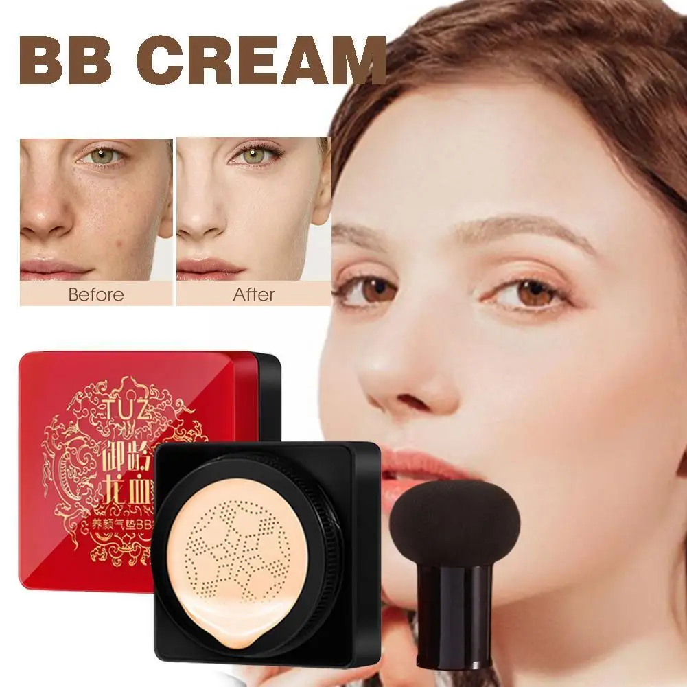 

15g Royal Dragon Blood Nourishing Cushion BB Cream Makeup Moisturizing Lasting Foundation Mushroom Head Concealer P5A9