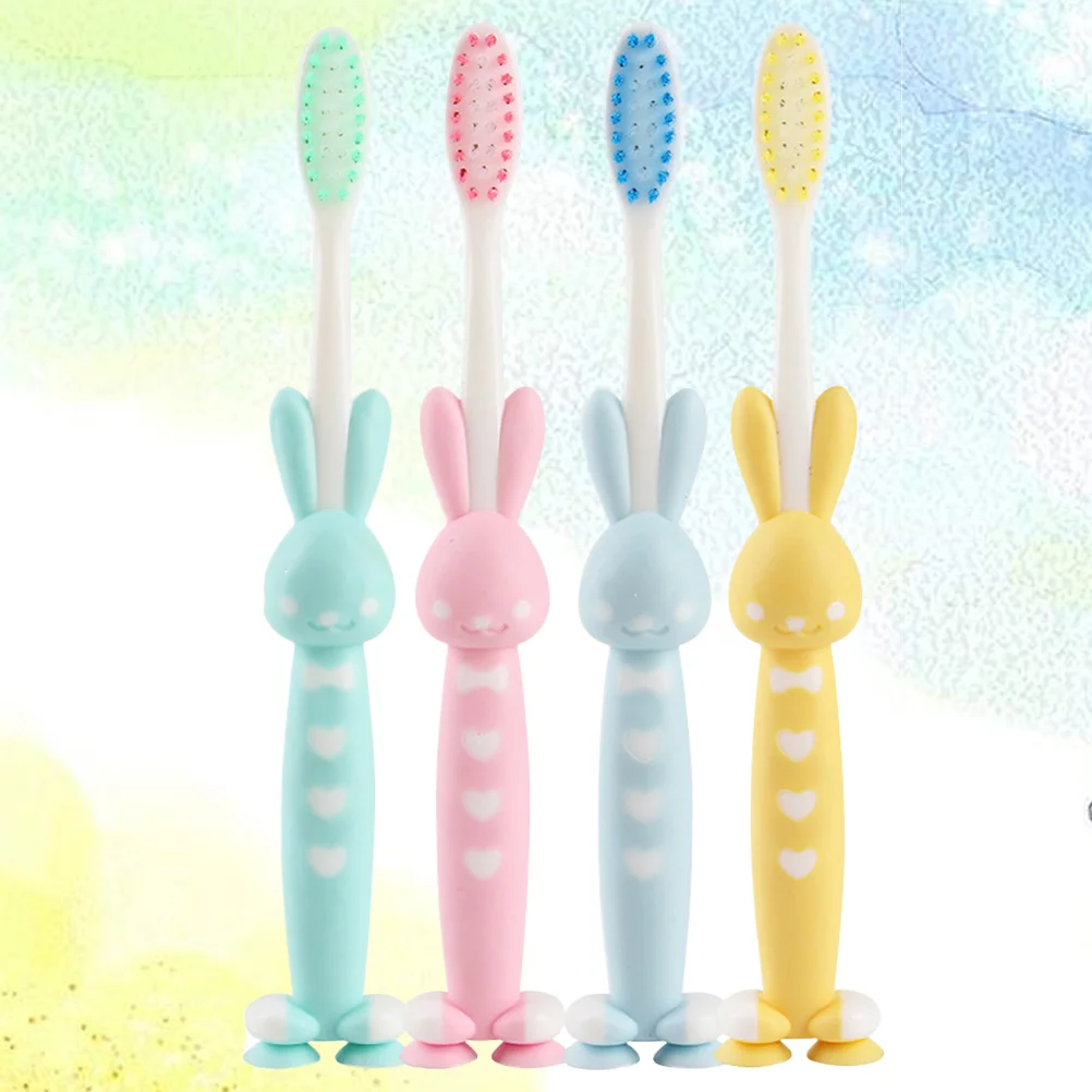 

4pcs Children's Rabbit PP Handle Cartoon for Pupil Kids Children