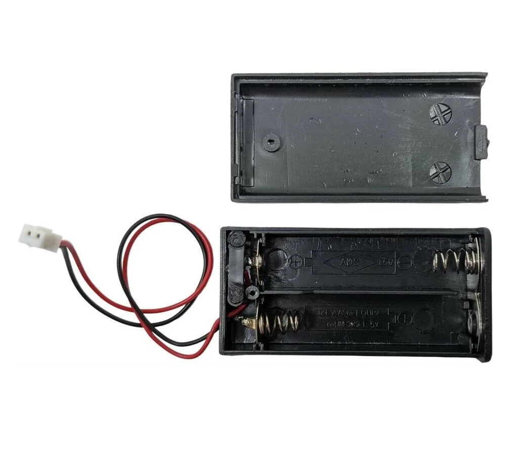 50 шт./партия коробка-держатель для батарей 2 AA с разъемом PH2.0 JST