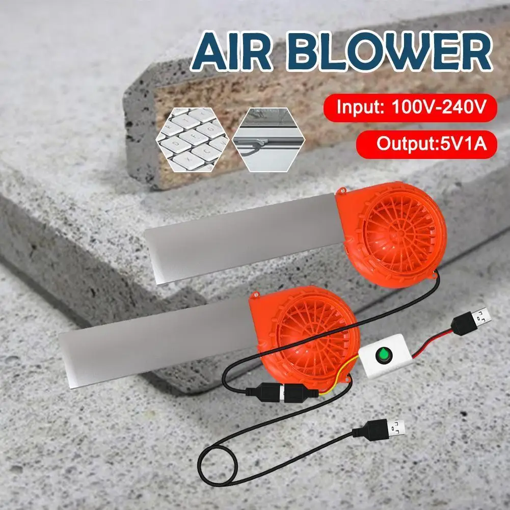 

5V 1A Lightweight USB BBQ Air Blower Portable Barbeque Fan Air Blower Handheld Barbecue Fan Air USB Fan For Outdoor Camping Z8H8
