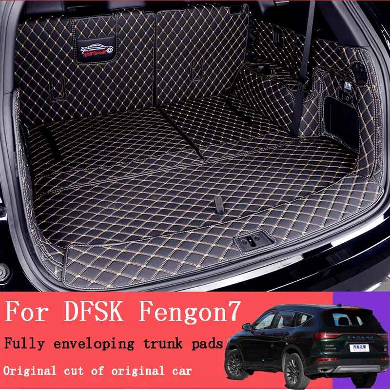 

For DFSK Fengon 7 fully closed luggage compartment mat DFSK Fenon 7 wear-resistant and anti-friction boot mat 2020 -+edition