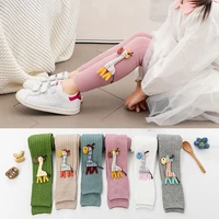 1 to 8 years spring autum cute deer girl trousers high quality cotton girls leggings soft knitted pants for childrens legging
