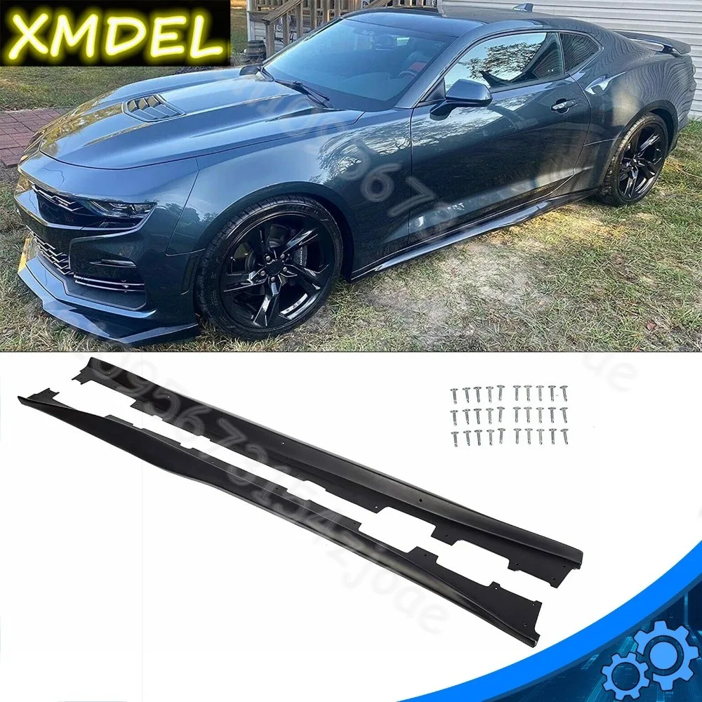 

Для Chevy Camaro RS SS 6-й боковой юбки 2016-23, удлинительные рокерные панели, стиль ZL1