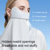 outdoor seamless sunscreen unisex riding mask neck protection sunscreen mask motorcycle earmuff silk head scarf facemask cycling