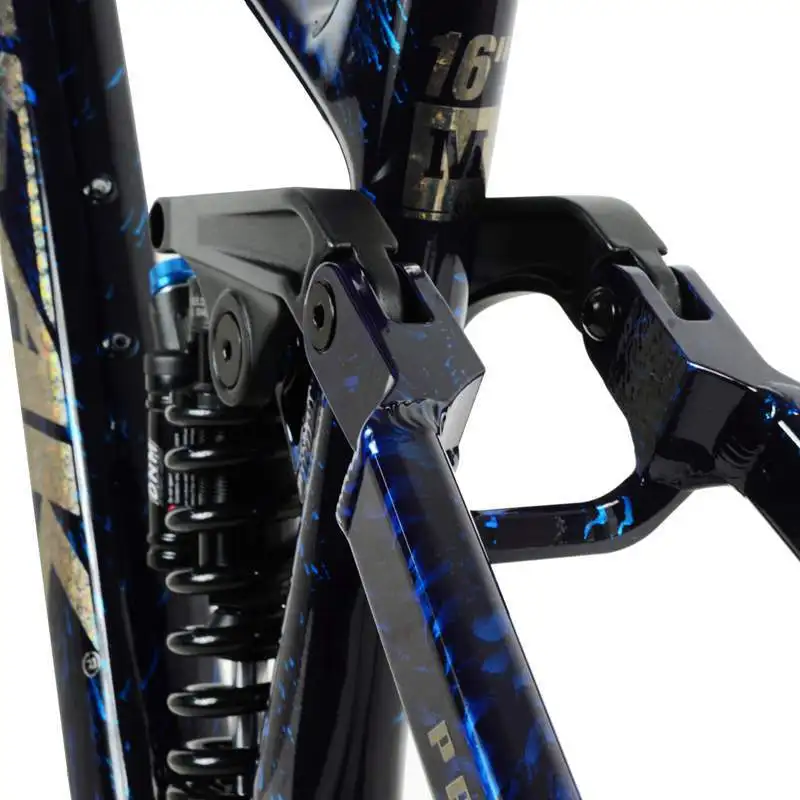 Фото Велосипедная рама Soft Tail, ENDURO, двухподвесная, алюминиевая, MTB, DH AM, для скоростного спуска, 29/27.5ER Boost, 148 мм, склад ЕС №3