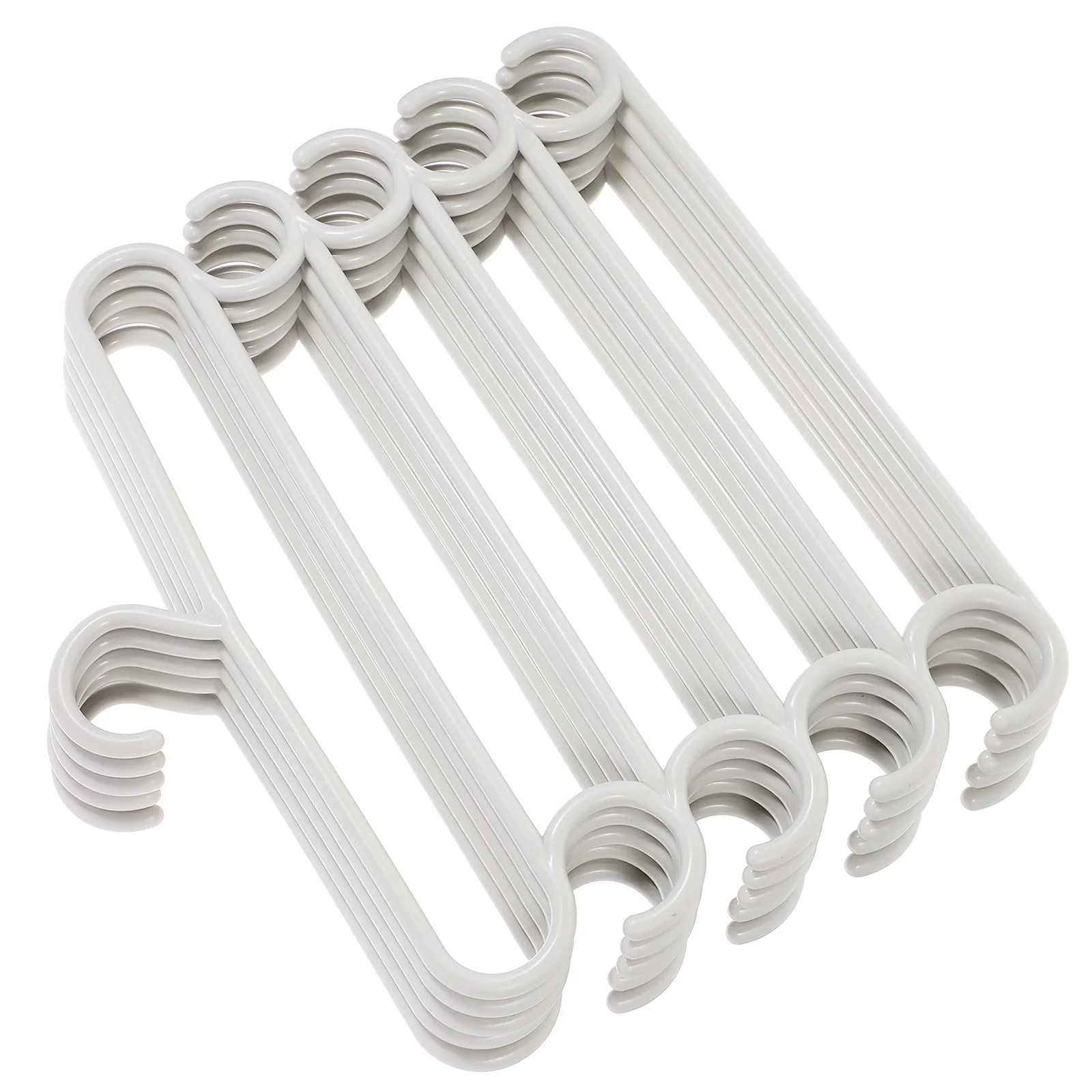 

5 Pcs Pant Hangers Multi Layer Pants Hanger Space Saving Multipurpose Hangers