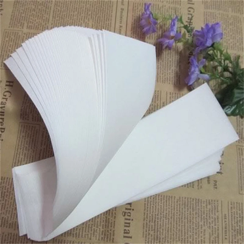 

Special Thick Non-Woven Depilatory Wax Hair Removal Waxing Wax Paper White 100pcs Hair Removal Wax For Depilation