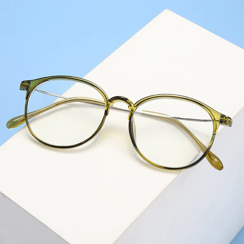 

YW GAIRU Fashion Anti-Blue Light Myopia Elasticity Women Glasses Vintage Unisex Cell Phone Computer Read Optical Spectacle