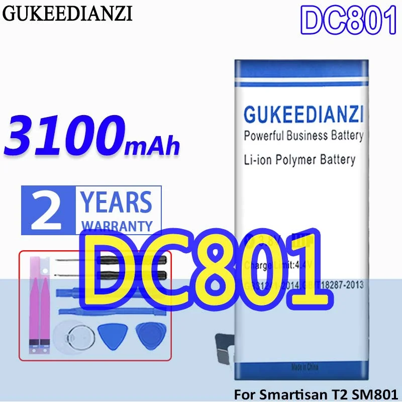 

Bateria DC801 3100mAh High Capacity Battery For Smartisan T2 SM801 High Quality Battery