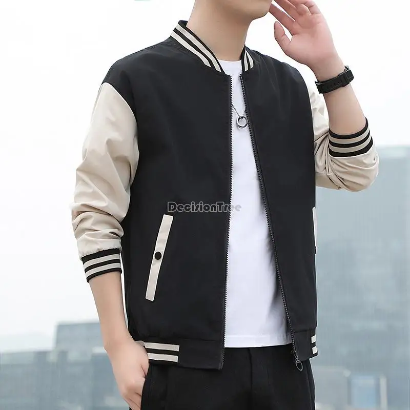 

2022 vintage baseball suit men's coat new casual trend versatile top handsome spring/fall thin jacket streetwear size m-5xl g293