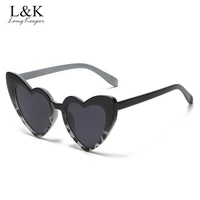 fashion love heart shape sunglasses women outdoor personality uv400 eyewear luxury brand 2022 sun glasses female oculos de sol
