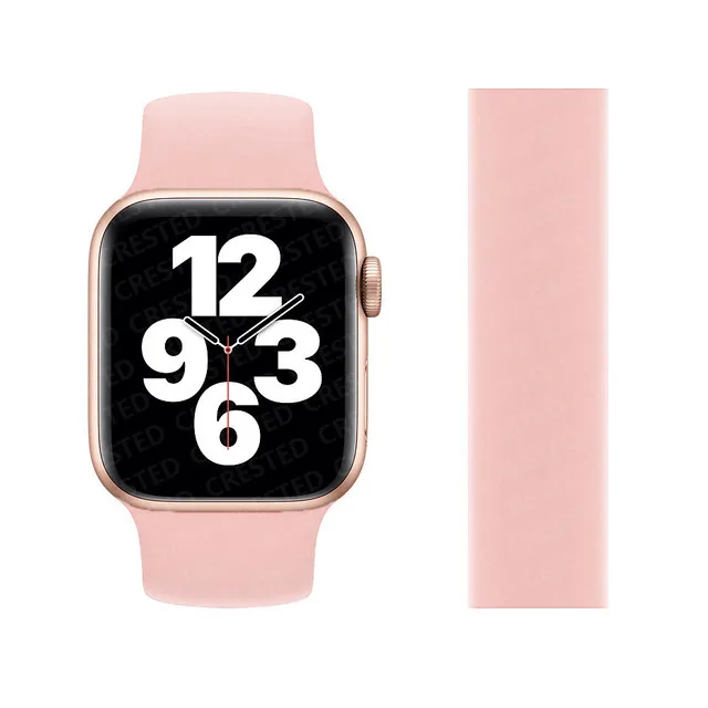 

Solo Loop for Apple Watch Strap 44mm 40mm 45mm 41mm 38mm 42mm Elastic Silicone watchband bracelet iWatch serie 6 5/4/3 SE 7 Band