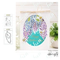 layering wisteria add on arrival new clear stamps or metal cut dies set for handmade diy craft making greeting card scrapbooking