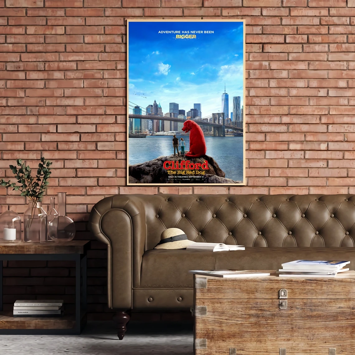 Clifford The Big Red Dog плакат с кадром из фильма HD печатная Картина на холсте для