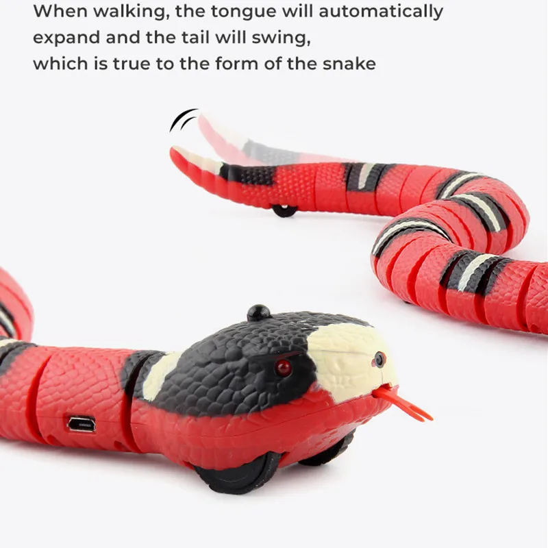 Интеллектуальная змея интерактивные игрушки для кошек автоматические
