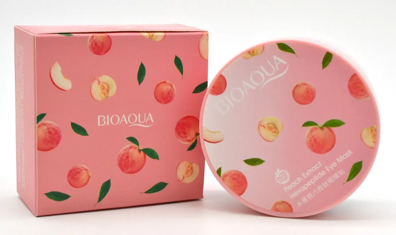 Bioaqua Патчи с экстрактом персика Peach Extract Eye Mask 80g Маска для глаз Тонизирующие
