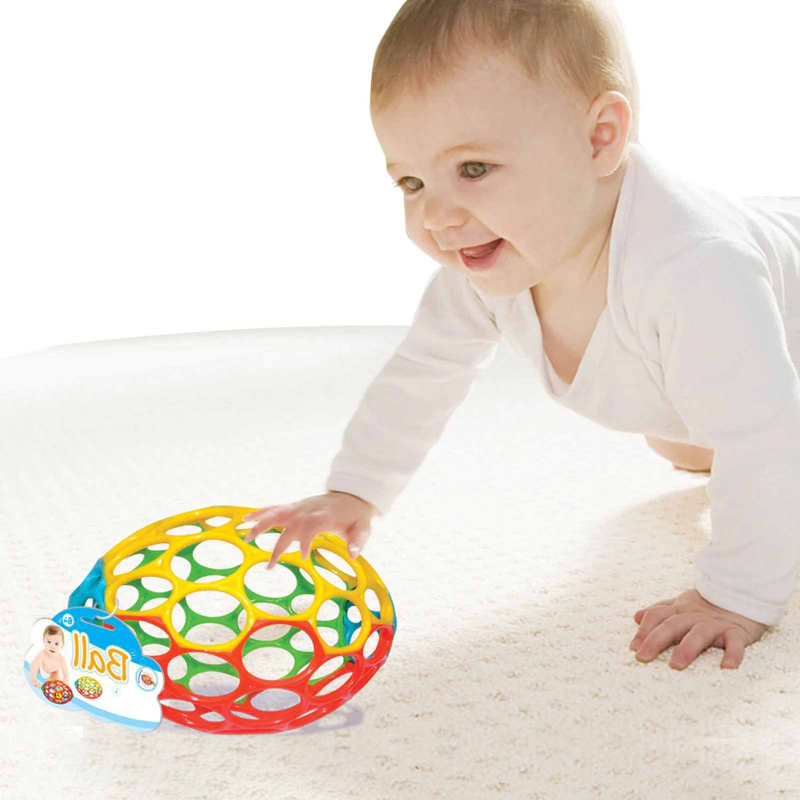 

Babies Teeth Balls Toy Durable Babies Hand Grabs Ball Teeth Relieve Balls With Rattles For Infants & Toddlers Gifts For Parents