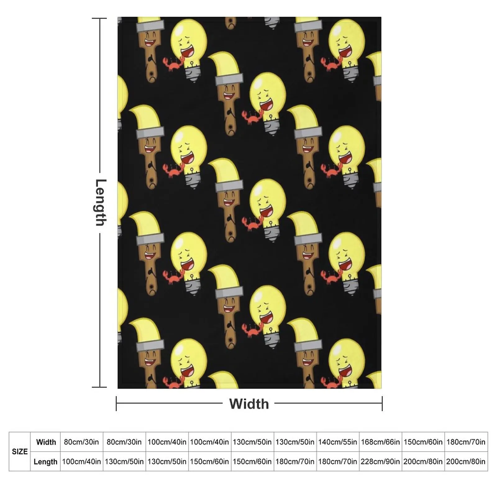 BFDI Inanimate Insanity плед