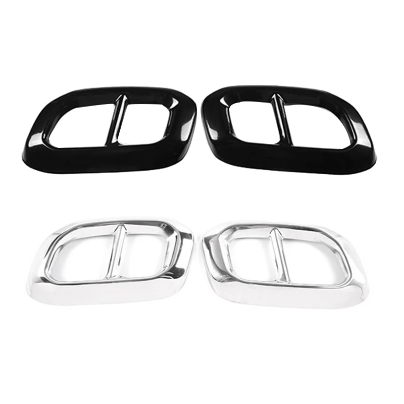 Автомобильный глушитель выхлопной трубы из нержавеющей стали накладка на