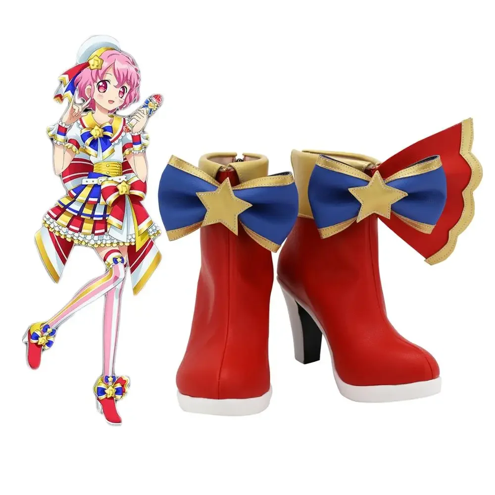 Фото Pripara Reona West, ботинки для косплея, туфли на высоком каблуке, индивидуальный заказ для девочек, вечерние костюмы на Хэллоуин №1