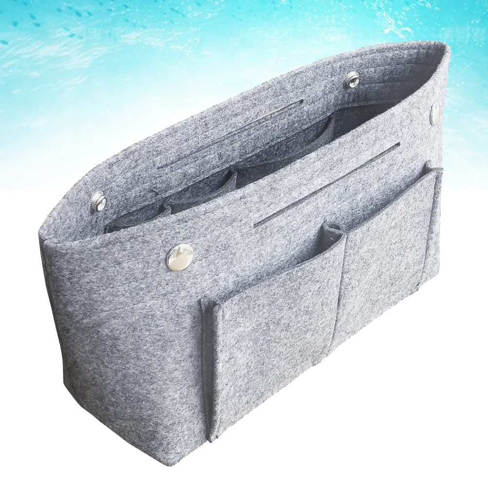 

1pc Portable Makeup Bag Toiletry Bag Large Capacity Handbag Sundries Holdder Toiletries Organizer ( Grey )