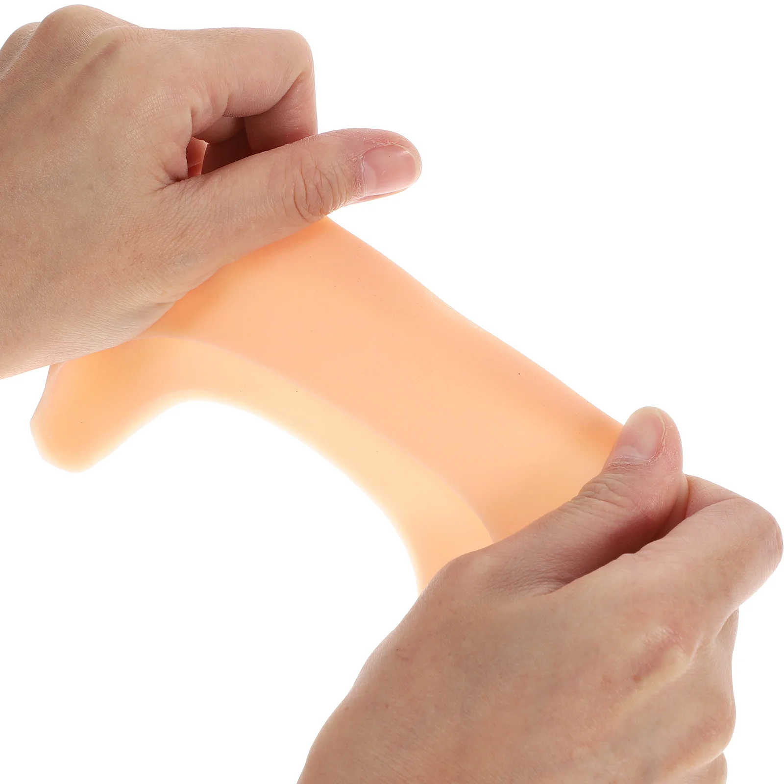 Пара силиконовых накладок на носки/накладки носки/телесные) силиконовые