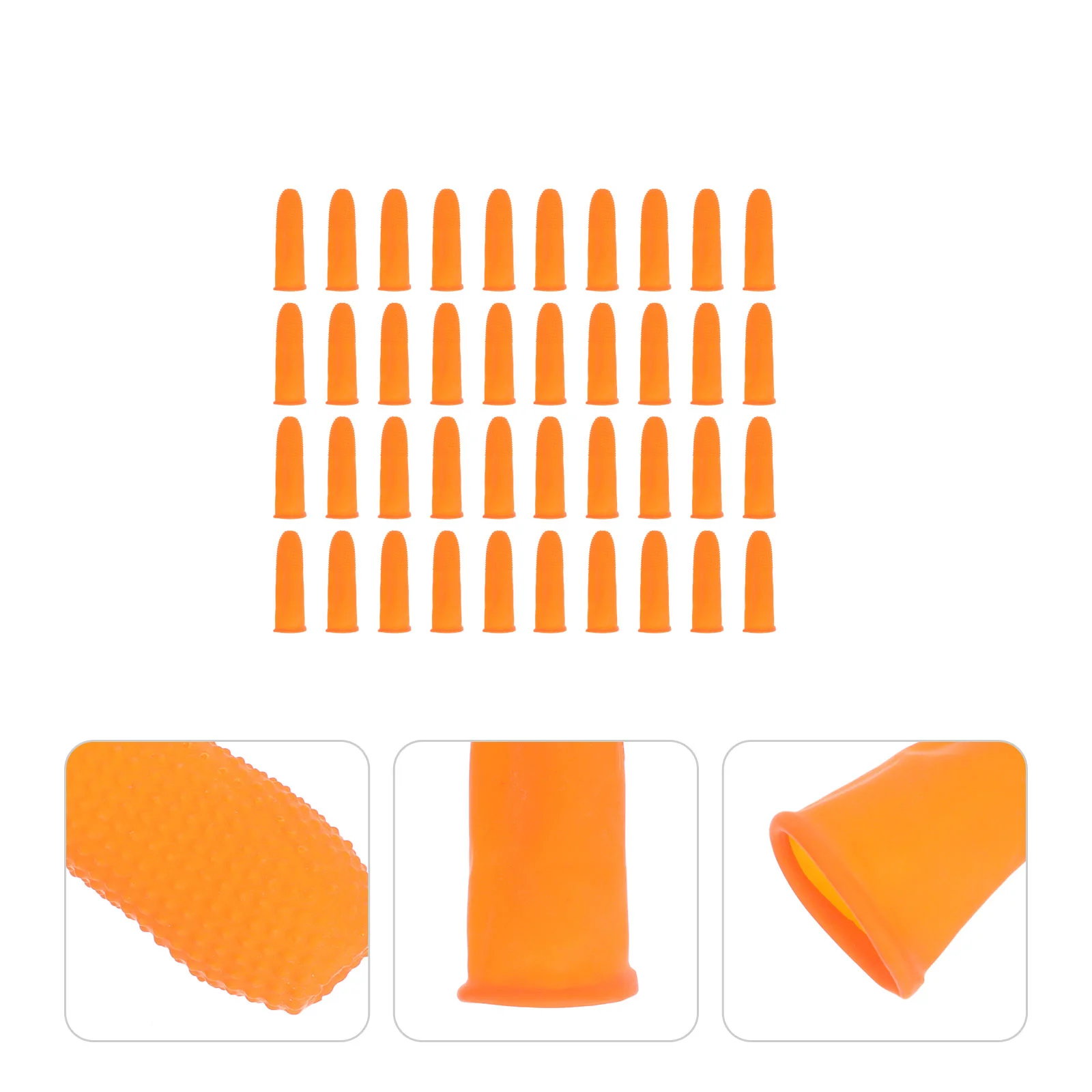 

Finger Covers Cots Latex Thumb Protector Sleeves Fingertip Cover Cot Disposable Silicone Rubber Tips Coverings Support