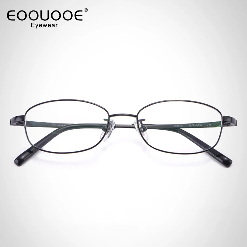 Оправа для мужских очков Eooouooe из чистого титана 50 мм очки чтения близорукости