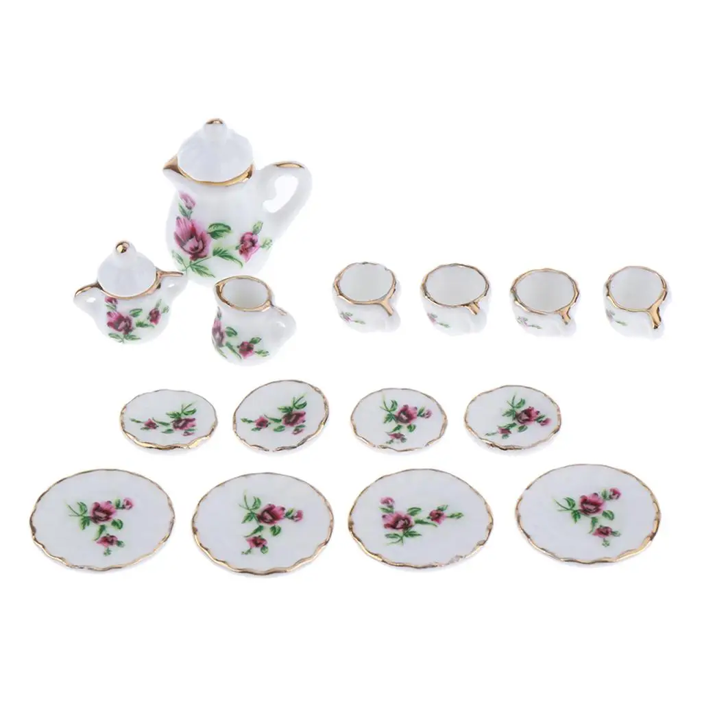 

17pcs Set Accessories Dollhouse Furniture Diy Miniature 1/12