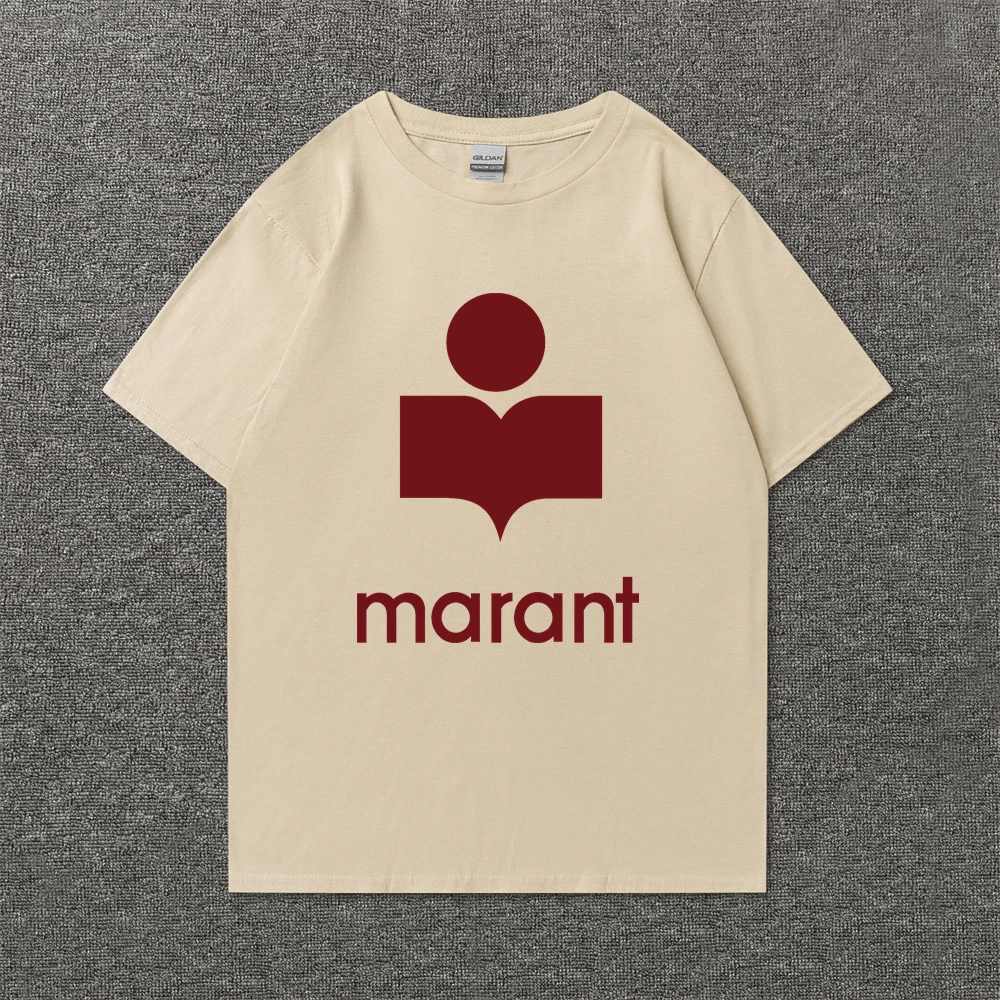 New summer Marant T-Shirt men Causal T Shirt 100% Cotton harajuku T-shirt O-neck Male Hip-Hop Tshirts Fashion brand Loose Tees