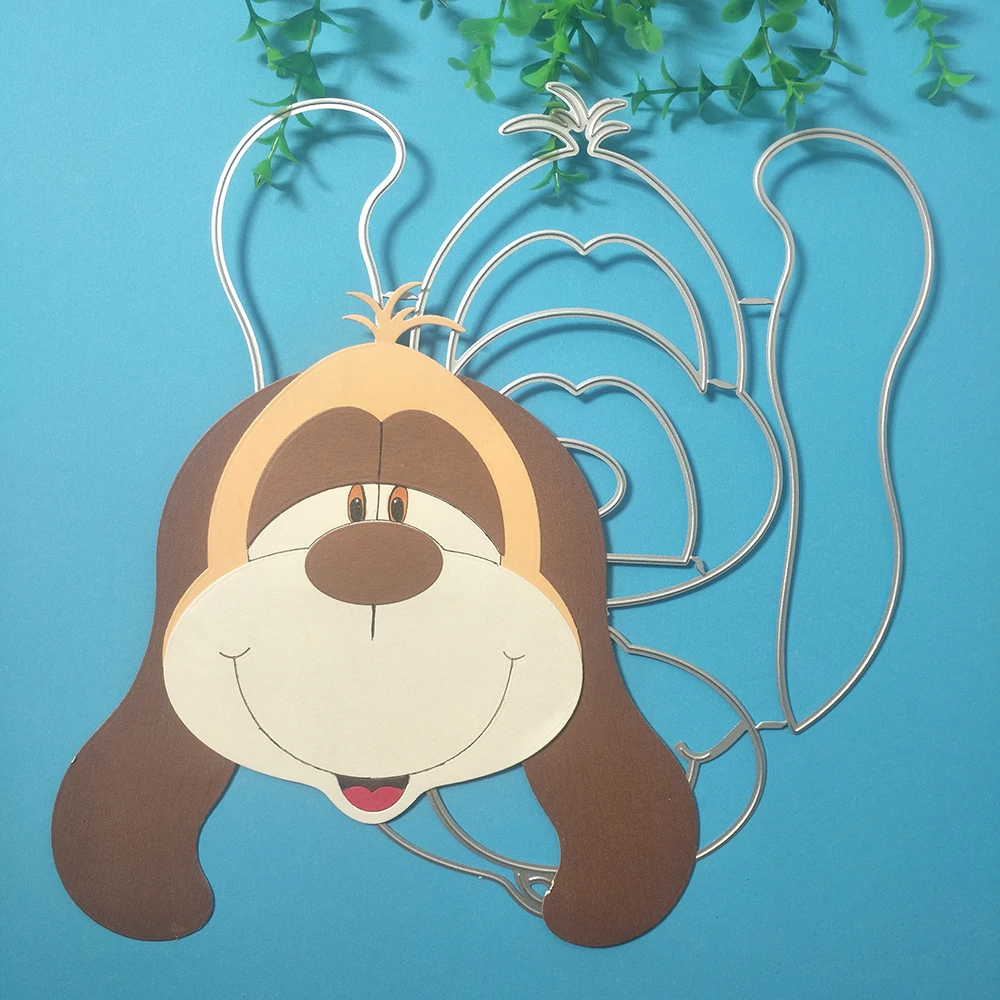 

New beautiful animal dog cutting dies DIY scrapbook, embossed card, photo album decoration, handmade crafts