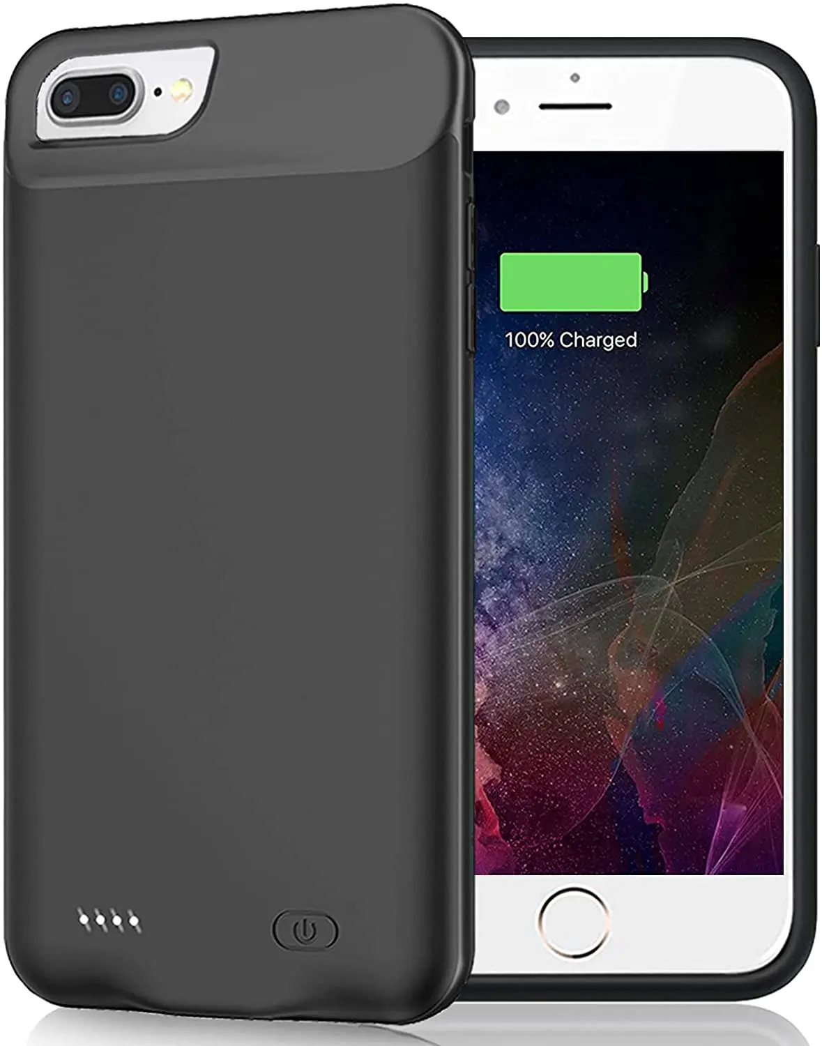 

Battery Case for iPhone 6 Plus/6S Plus/7 Plus/8 Plus (5.5 inch), Upgraded 10000mAh Slim Portable Rechargeable Battery Pack