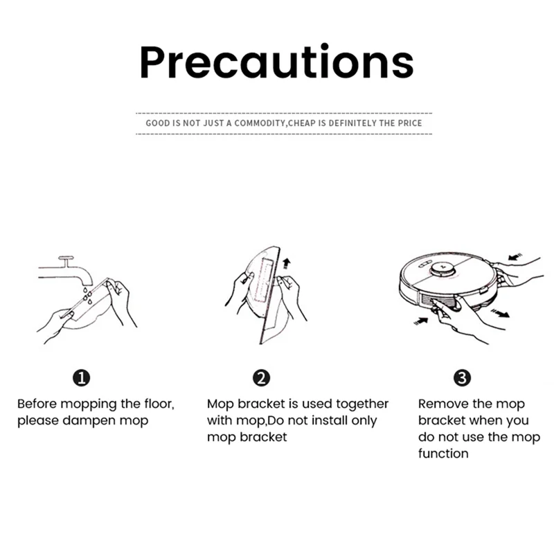 Держатель швабры для Xiaomi Roborock T7 S7 T7S T7Plus S70 S75 S7Max аксессуары робота-пылесоса