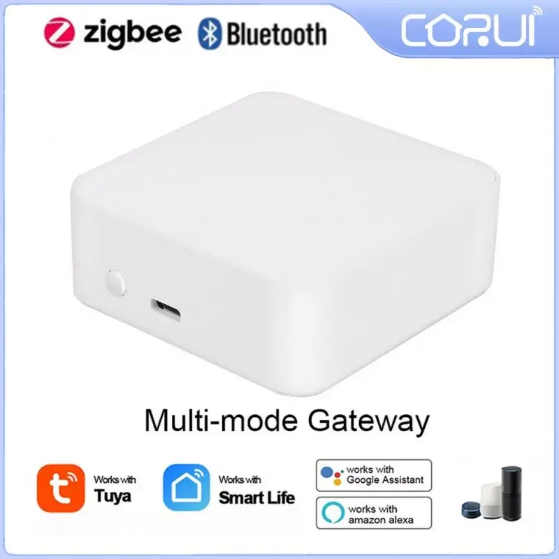 

Умный шлюз ZigBee, хаб с поддержкой Bluetooth, несколько режимов, беспроводной мост для умного дома, дистанционное управление с Alexa и Home, 2023