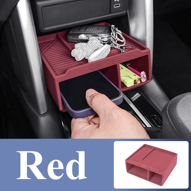 

​ ​ Для Toyota Corolla Cross & Frontlander: противоскользящая вставка для хранения приборной панели, подходит для силиконового разделителя-органайзера на подлокотнике