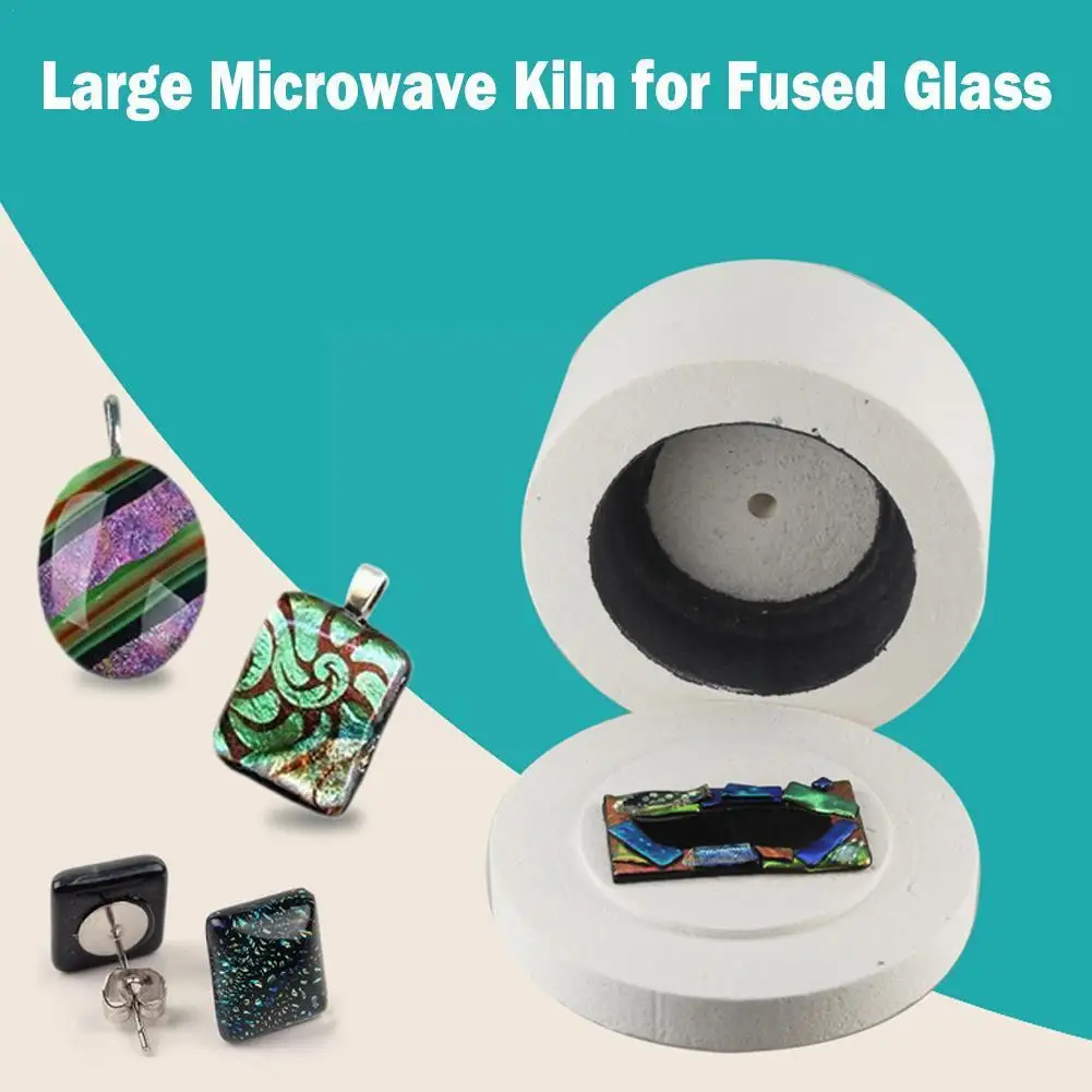 

Microwave Kiln For Fused Glass Arts Crafts Sewing Diy Jewelry Manual Making For Ceramic Accessories Tools Supplies V4x2