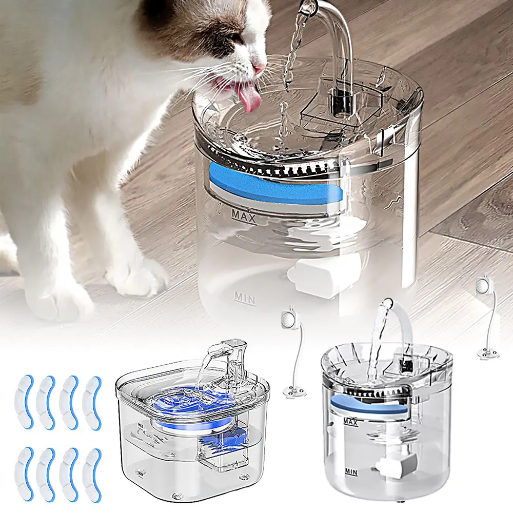 

Портативная поилка для собак, умный диспенсер с автоматической фильтрацией и постоянной температурой