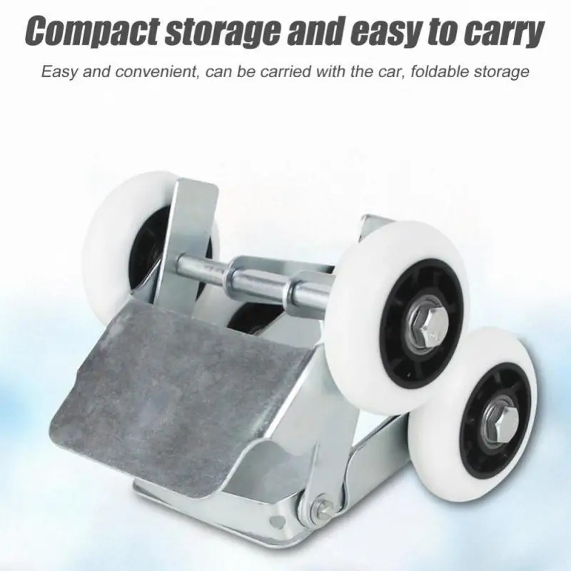 

Practical Tool Motorcycle Tire Dolly Stackable Multiple Uses Motorcycle Accessories Emergency Tool Car Carrier Tire Skates