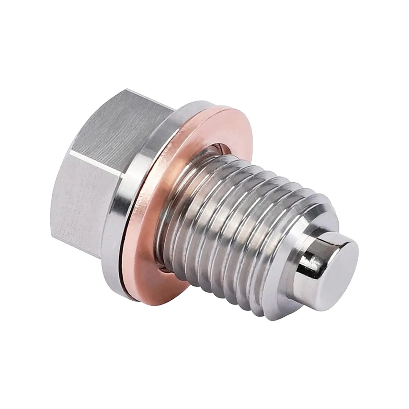 

Magnetic Oil Drain Plug M12x1.5 Anti Leak with Cooper Washer Neodymium Magnet Bolt Sump Drain Nut for Motorcycle Car