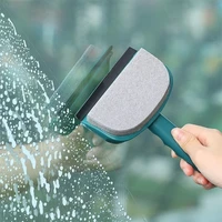 glass wiper utensils multi function double sided window cleaner washing brush household cleaning tools clean gadget for bathroom